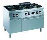 Pro 700 Gas Fornuis 6 Br. Met Gas Oven