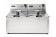 Friteuse Kitchen Line - 2x 8L, HENDI, Kitchen Line, 16L, 230V/7000W, 550x430x(H)345mm