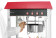 Popcornmachine, HENDI, Rood, 230V/1500W, 574x420x(H)778mm