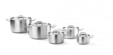 Kookpan Middel - Met Deksel, Hendi, Kitchen Line, 3,5l, ø200x(h)115mm