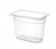 Container GN 1/4 polypropyleen, HENDI, Profi Line, GN 1/4, 4L, Transparant, 265x162x(H)150mm