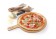 Pizza plank met handvat, HENDI, ø254x(H)6mm