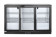 Backbar koelkast met drie schuifdeuren, Arktic, 308L, Zwart, 220-240V/160W, 1350x520x(H)865mm