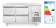 Koelwerkbank met 4 lades Profi Line 280L, Arktic, Profi Line, 230V/250W, 1360x700x(H)850mm