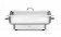 Chafing dish elektrisch Pollina, HENDI, Profi Line, 9L, 230V/850W, 615x355x(H)280mm