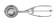 Portioneerlepel Kitchen Line, HENDI, Kitchen Line, 1/16, ø59mm