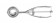 Portioneerlepel Kitchen Line, HENDI, Kitchen Line, 1/16, ø59mm