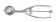 Portioneerlepel Kitchen Line, HENDI, Kitchen Line, 1/40, ø44mm