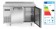 Koelwerkbank met 2 deuren Kitchen Line 220L, Arktic, Kitchen Line, 166L, 230V/300W, 1200x600x(H)800mm