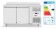 Koelwerkbank met 2 deuren Profi Line 280L, Arktic, Profi Line, GN 1/1, 230V/250W, 1360x700x(H)850mm