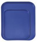 Fastfood Dienbladen Small, Hendi, Blauw, 265x345x(h)20mm