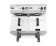 Friteuse Profi Line met aftapkraan - 2 x 8 l, HENDI, Profi Line, 16L, 230V/3500W, 605x515x(H)350mm