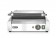 Contactgrill Panini, HENDI, boven en onder geribd, 230V/2200W, 430x370x(H)210mm