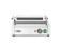 Contactgrill Panini, HENDI, boven geribd, onder glad, 230V/2200W, 430x370x(H)210mm