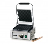 Contactgrill - Enkel, Hendi, Boven en Onder Geribd, 230v/1800w, 310x370x(h)210mm