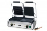 Contactgrill - Dubbele Versie, Hendi, Half Glad, Half Geribd, 230v/3600w, 570x370x(h)210mm