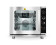 Hetelucht stoomoven met grill 4x GN 2/3, HENDI, Lichtgrijs, 230V/3000W, 625x585x(H)590mm