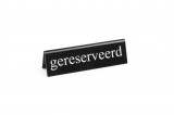 Tafelstandaard gereserveerd, HENDI, reserved, 130x30x(H)38mm