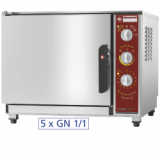 Elektrische Oven, Opwarmen en Warmhouden, 5x GN 1/1 + Bevochtiger