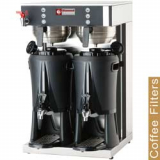 Filter koffiemachine - 2 container-verdelers van 2x2,5 Lit , warmwaterkraan