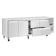 Polar U-serie koelwerkbank 2 deuren 4 lades 476L