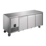 Polar U-serie Driedeurs Vrieswerkbank 420l