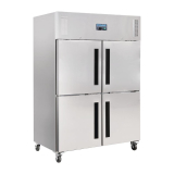 Polar G-serie Gastro 2-deurs Vriezer Met Gedeelde Deuren 1200l