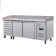 Polar U-serie pizza werkbank met granieten blad en deeglades 290L