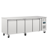 Polar U-serie 4-deurs Koelwerkbank 553l