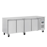 Polar U-serie 4-deurs Koelwerkbank 449l