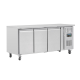 Polar U-serie 3-deurs Koelwerkbank 417l