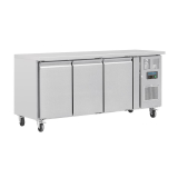 Polar U-serie 3-deurs Koelwerkbank 339l