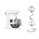 KitchenAid professionele mixer wit 6,9L 5KSM7591XBWH