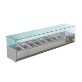 Polar G-serie Opzetkoelvitrine 8x GN 1/3