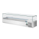 Polar G-serie opzetkoelvitrine 5x GN 1/3 en 1x GN 1/2