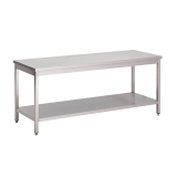 Gastro M Rvs Werktafel Met Onderblad 85x160x70cm