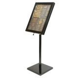 Securit Led Info Display Zwart (incl. Paal en Voet)