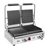 Buffalo Dubbele Contactgrill Glad/groef