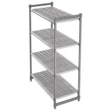 Cambro Stelling 183cm Hoog 4 Schappen - 61cm Diep - 152,5cm Breed