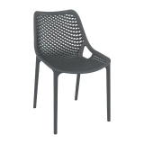 Air Recyclebaar Polypropyleen Stoelen Antraciet (4 Stuks)