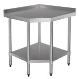 Vogue Rvs Werktafel Hoekelement 70cm