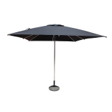 Eden Milan Ronde Parasol 2,5m Zwart