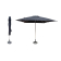 Eden Milan ronde parasol 2,5m zwart