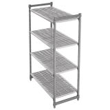 Cambro Stelling 183cm Hoog 4 Planken - 54cm Diep - 137cm Breed