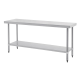 Vogue Rvs Werktafel Zonder Achteropstand 90x180x60cm