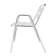 Bolero stapelbare aluminium stoelen (4 stuks)