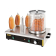 Buffalo hotdogwarmer met 4 warmhoudpennen