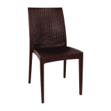 Bolero Polyrotan Stoelen Bruin (4 Stuks)