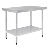 Vogue Rvs Werktafel Zonder Achteropstand 90x120x60cm