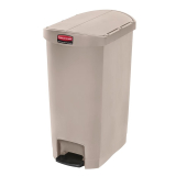 Rubbermaid Slim Jim End Step Pedaalemmer 50l Beige